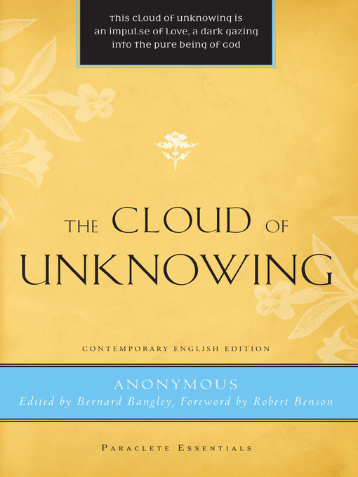 Title details for The Cloud of Unknowing by Anonymous - Wait list